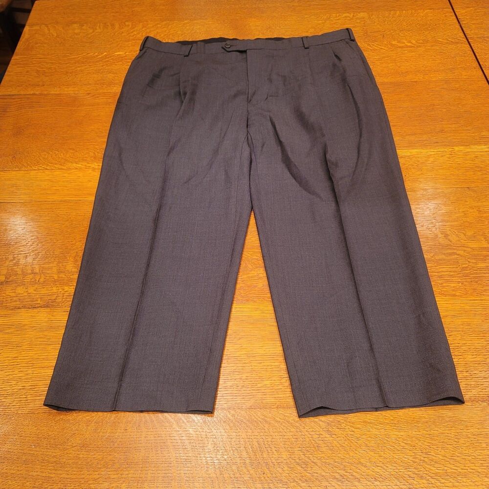 Brooks Brothers Wool Stretch Dress Pants Gray 44x31